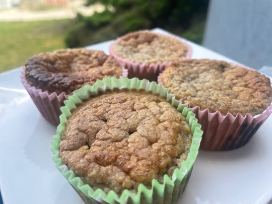 Banánové muffiny