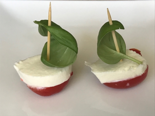 Caprese lodičky